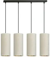 Lampada a Sospensione Bente, Bianco, Acciaio, 65x100x6 cm, EPIKASA