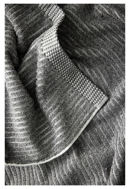 Asciugamano grigio in cotone biologico 70x140 cm Melange - Södahl