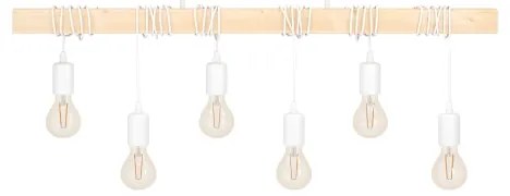 Eglo 43705 - Lampadario sospeso su cavi TOWNSHEND 6xE27/60W/230V