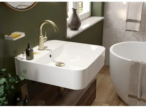 Deante ADM_A411 - Portasapone a parete MOKKO bianco