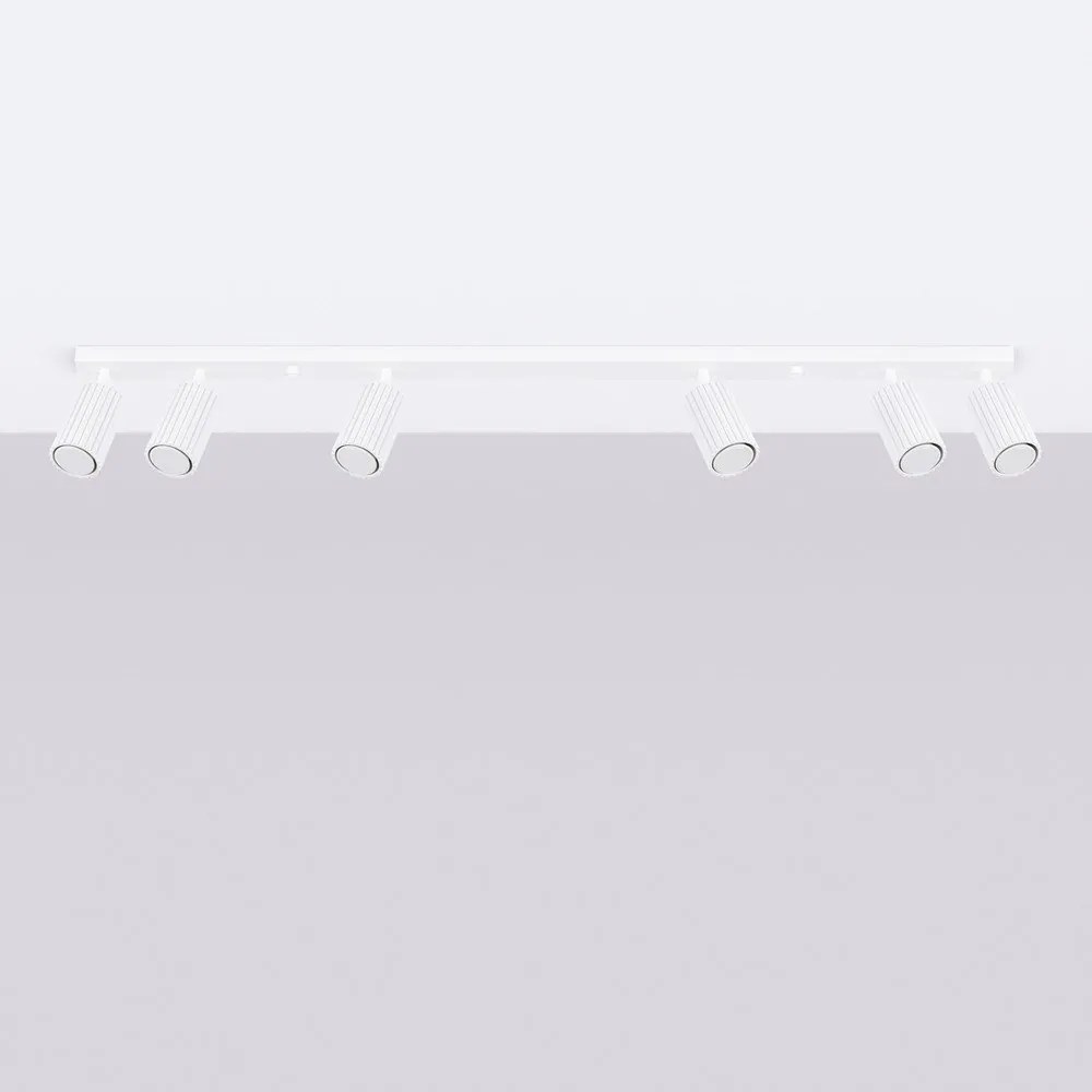 Faretto bianco 6,5x117 cm Gleam – Sollux