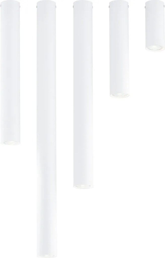Plafoniera TECNO 1XXL da soffitto base GU10 Bianca