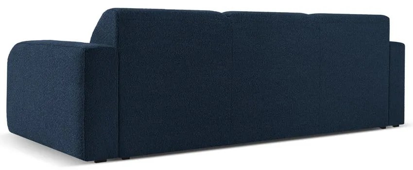 Divano bouclé blu scuro 235 cm Molino - Micadoni Home