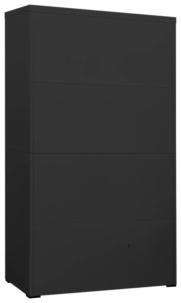 Armadio classificatore antracite 90x46x164 cm in acciaio