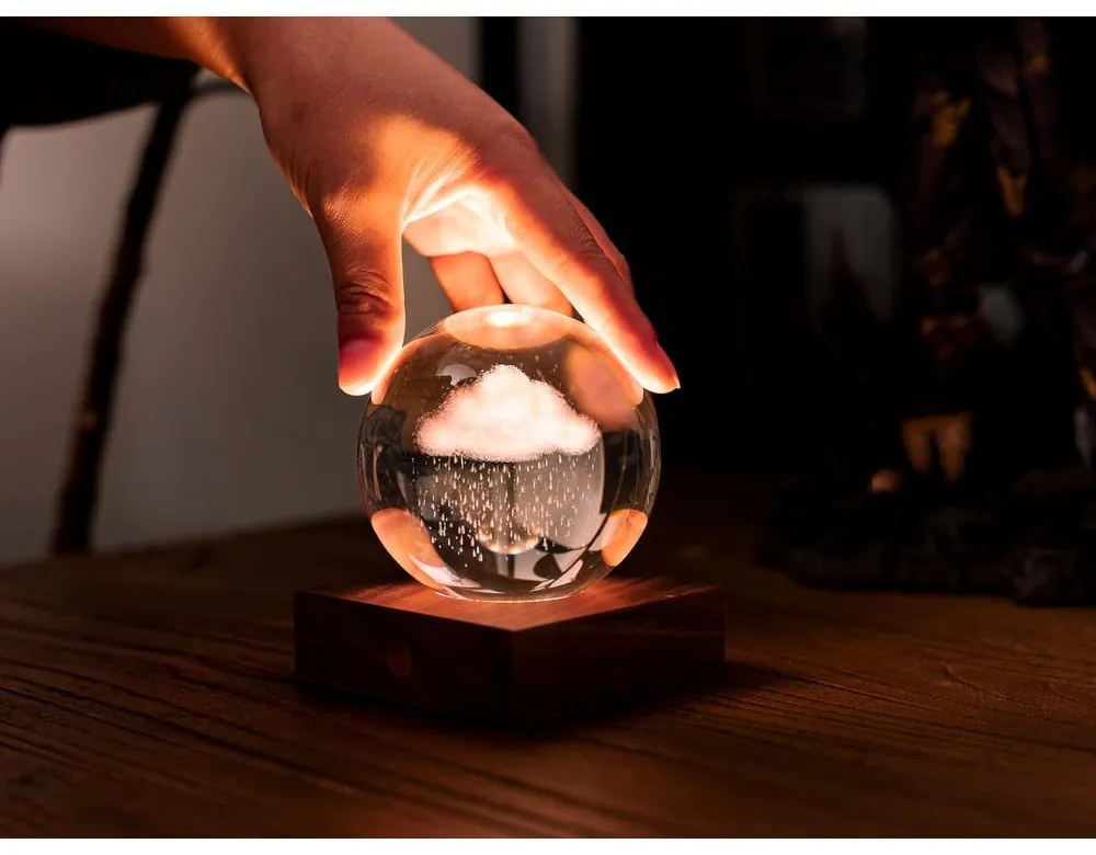 Decorazione luminosa marrone scuro con ricarica USB Amber – Gingko