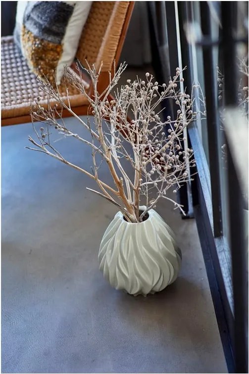 Vaso in porcellana bianca Flame - Morsø