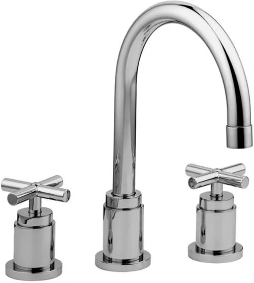 Paffoni Quattro QTV055 Gruppo lavabo 3 fori con scarico automatico cromo