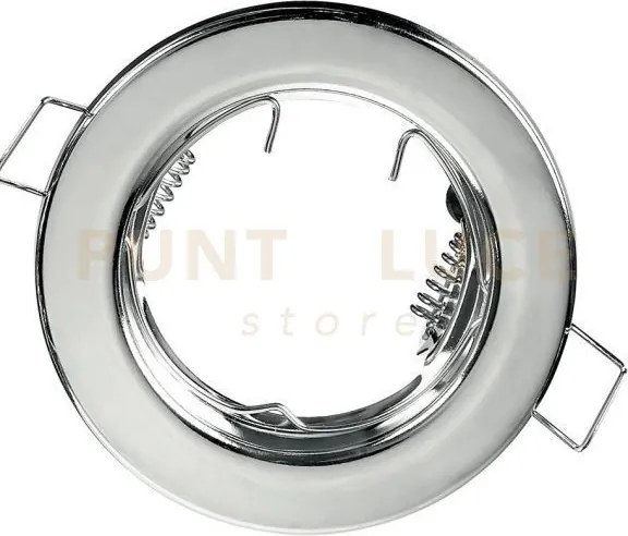 Struttura incasso reflex cromo 8x8cm in metallo