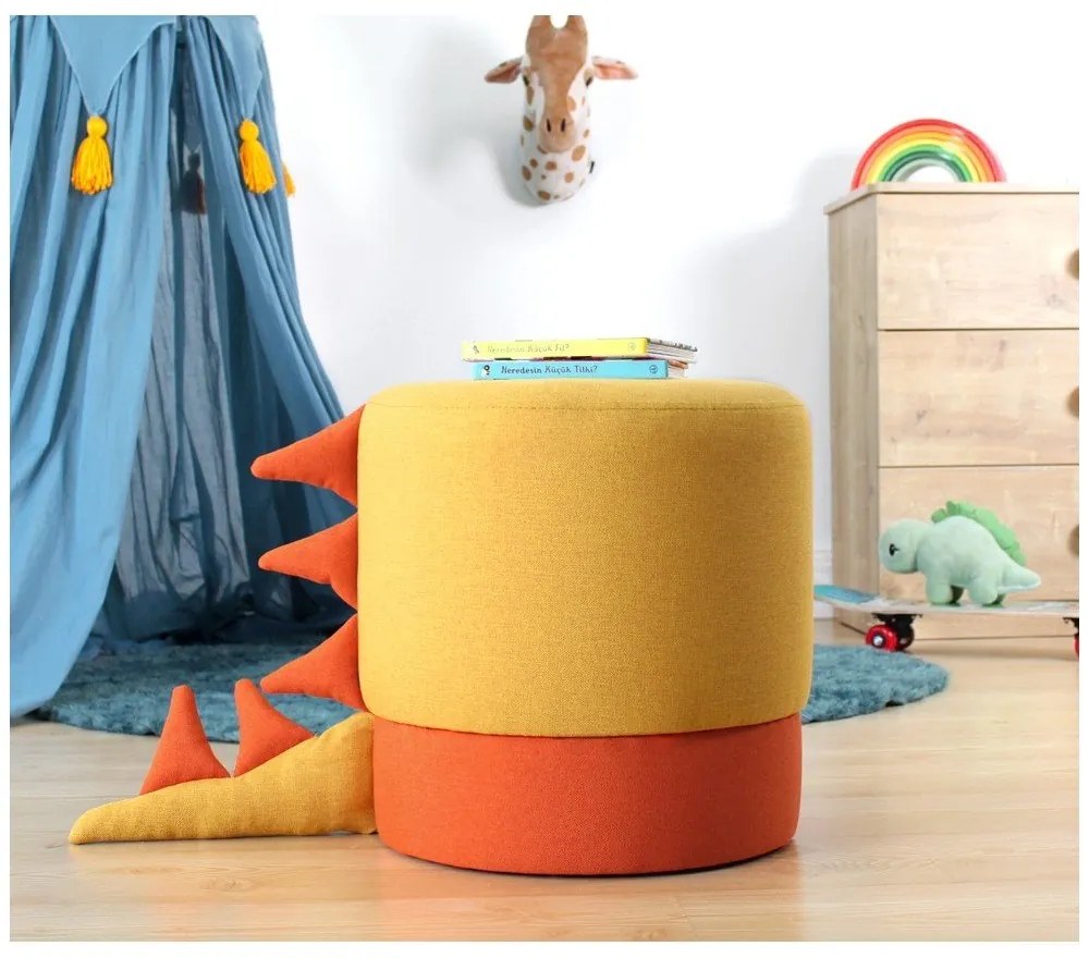 Pouf giallo per bambini Moouv - Artie