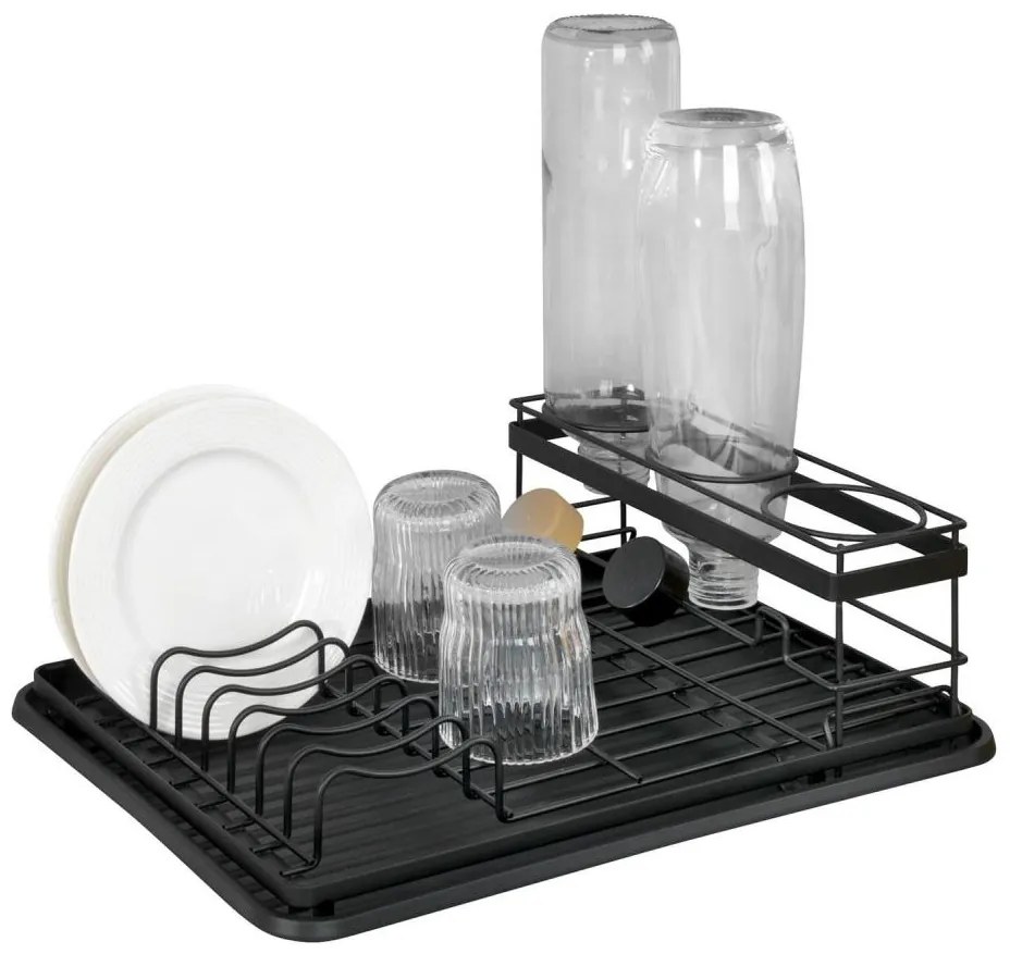 WENKO 54798100 - Scolapiatti AMY 42,5x31,5 cm nero