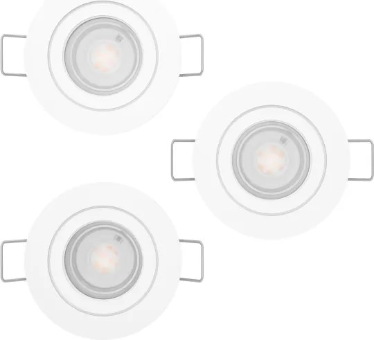 Eglo 902262 - Set da 3 faretti LED da incasso BARRANCO LED/4,8W/230V bianco