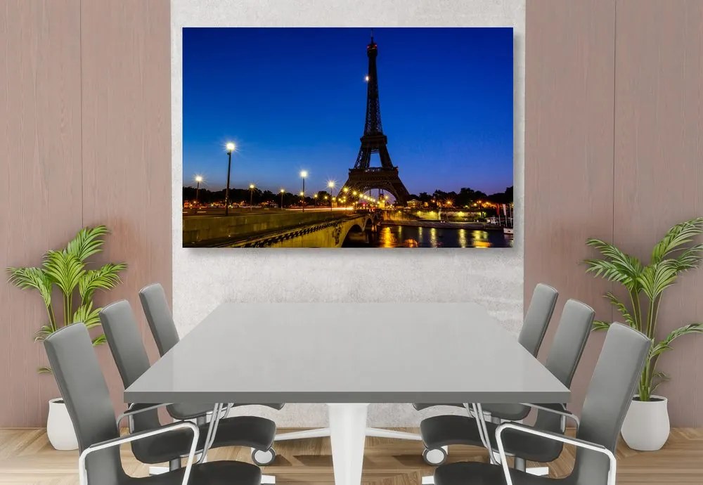 Quadro su tela – Torre Eiffel di notte