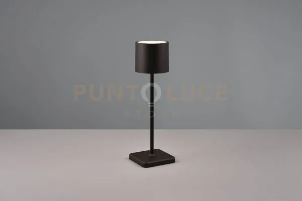 Lampada esterno fernandez ricaricabile a induzione nera  r54096132