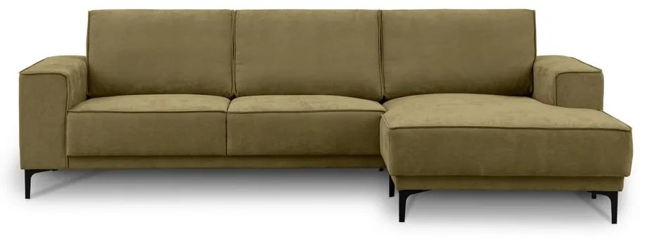 Divano angolare verde (con penisola a destra) Copenhagen – Scandic