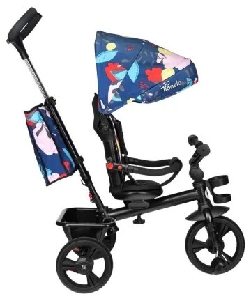 Lionelo - Triciclo per bambini HAARI nero/multicolore