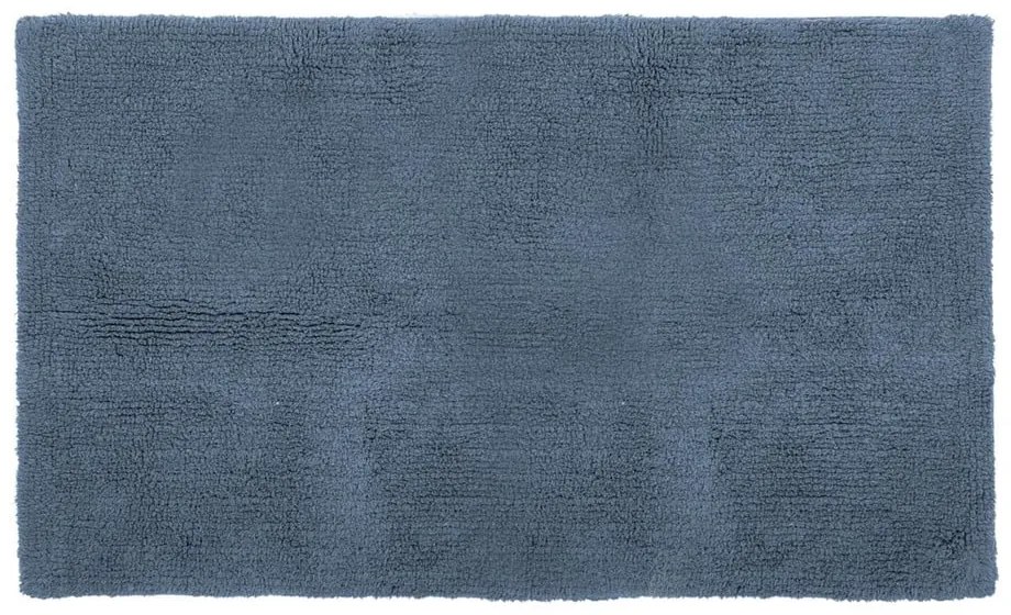 Tappeto da bagno in cotone blu Luca, 60 x 100 cm - Tiseco Home Studio