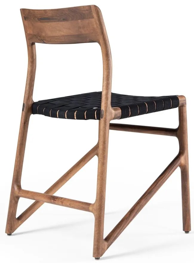 Sedia da pranzo nera/marrone Fawn – Gazzda