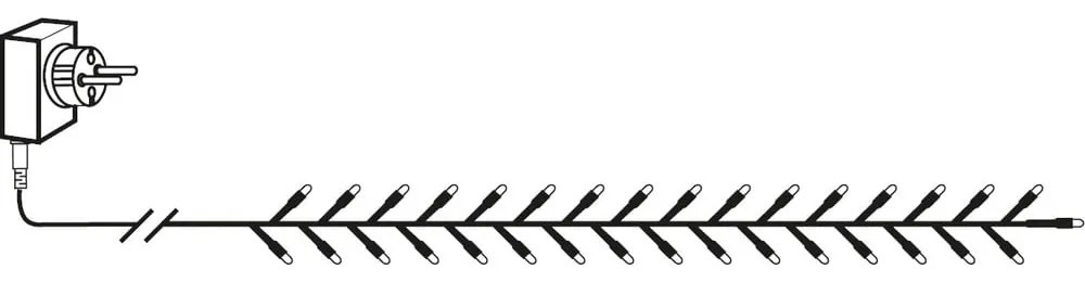 Catena luminosa a LED, lunghezza 3,6 m - Star Trading