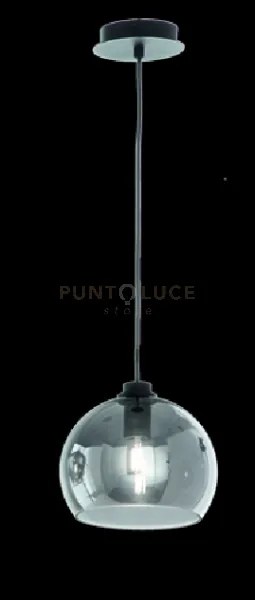 Sospensione verve- 1 luce fume' attacco e14 senza base d' attacco d...