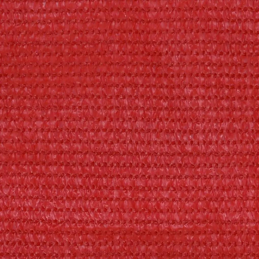 Tenda a Rullo per Esterni 80x140 cm Rossa HDPE