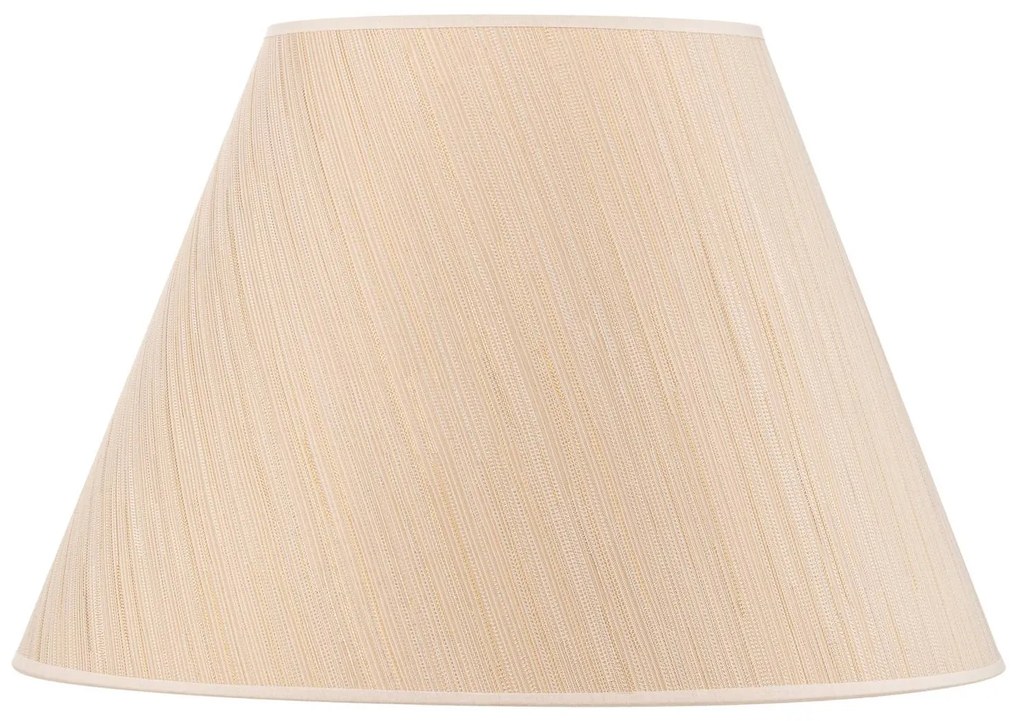 Duolla Paralume Sofia altezza 31 cm, bianco/oro a strisce