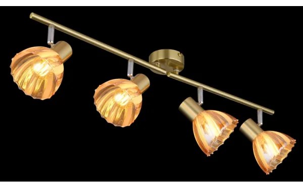 Globo 54315M-4 - Faretto ZACHERY 4xE14/40W/230V oro