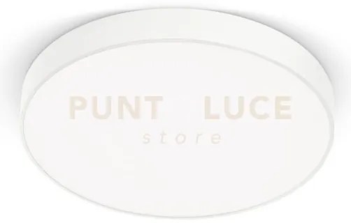 Gpl301c- plafoniera in alluminio bianca a led 3000k 4079lm 50w d.50cm
