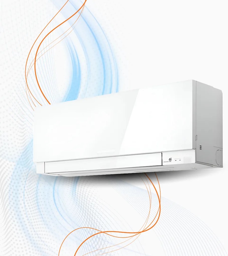 Climatizzatore Mitsubishi MSZ-EF Inverter R-32 WiFi, 9.000 / Bianco