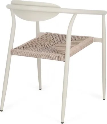 Sedia Da Esterno In Alluminio Con Braccioli Impilabile Linares Wall Bizzotto