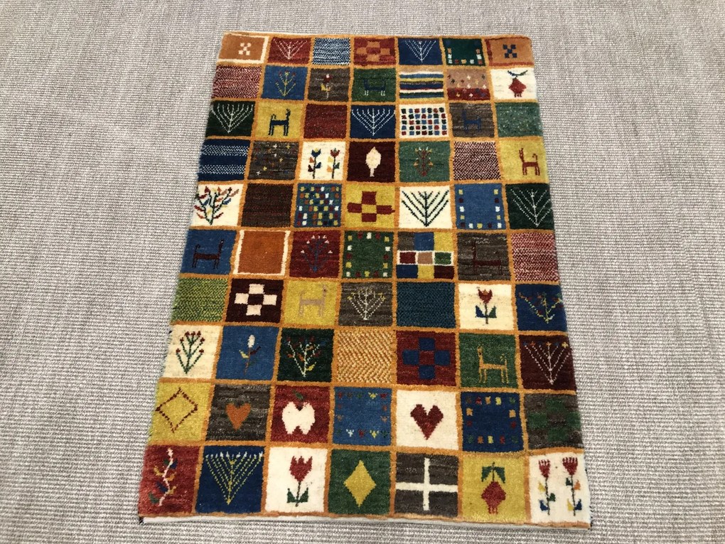 Gabbeh Tappeto persiano 120 x 80 (Iran) Annodato A Mano