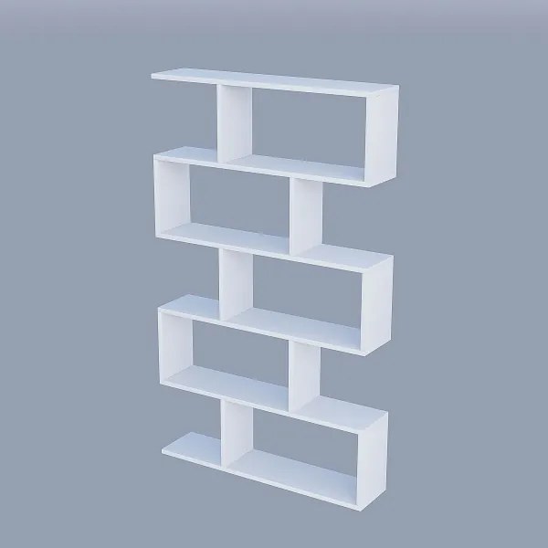 Libreria NILUFER 156x90 cm bianca