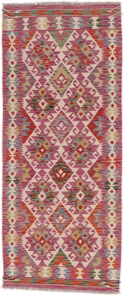 Kilim Tappeto orientale 90x200 (Afghanistan) Tessuto A Mano