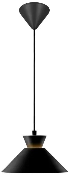 Nordlux - Lampadario a sospensione con filo DIAL 1xE27/40W/230V nero