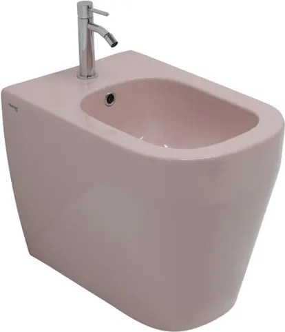 Bidet filomuro TUTTOEVO OLYMPIA CERAMICA L 36 x H 42 x P 53 cm Rosa lucido