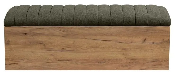 Panca in colore verde e naturale Oceane - Bobochic Paris