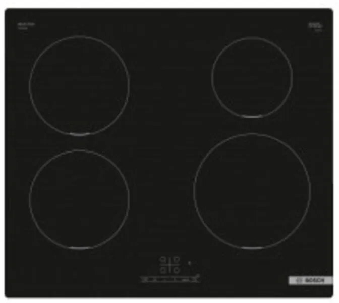 Bosch - Serie 4 PUE611BB5J Piano cottura a induzione 60 cm Nero, senza profili