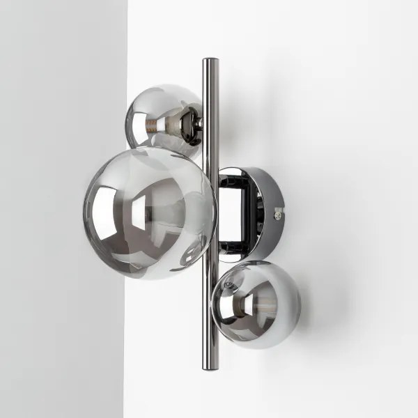 Brilagi - Applique a LED MILLA 3xG9/3W/230V cromo lucido/fumé