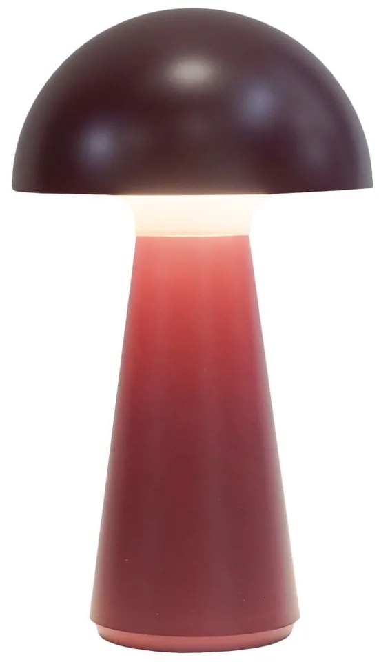 Lampada da tavolo LED viola con telecomando (altezza totale 28 cm) Sam – Sirius