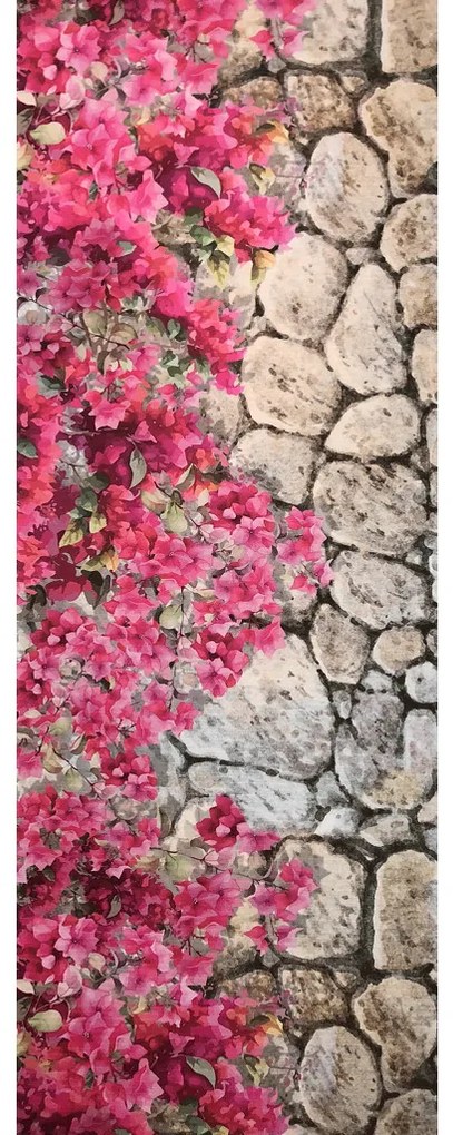 Passatoia cucina Kuki giardino fiorito h. cm 52 antiscivolo