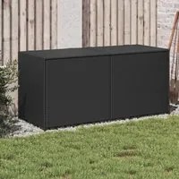 Contenitore da Giardino Nero 283L in Polyrattancod mxl 114062