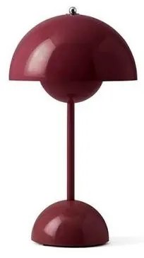 &Tradition - Flowerpot VP9 Lampada da Tavolo Portatile Dark Plum &Tradition