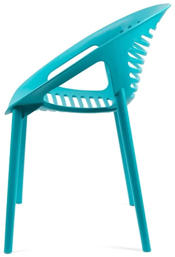 Sedia da giardino in plastica turchese Joanna - Bonami Selection