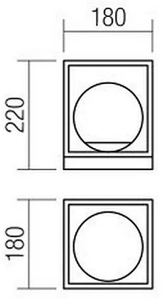 Redo 01-3052 - Lampada da tavolo ZODIAC 1xE14/28W/230V