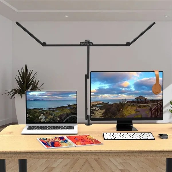 LED Dimmerabile flessibile lampada da tavolo LED/36W/230V 3000-6500K CRI 92 nero