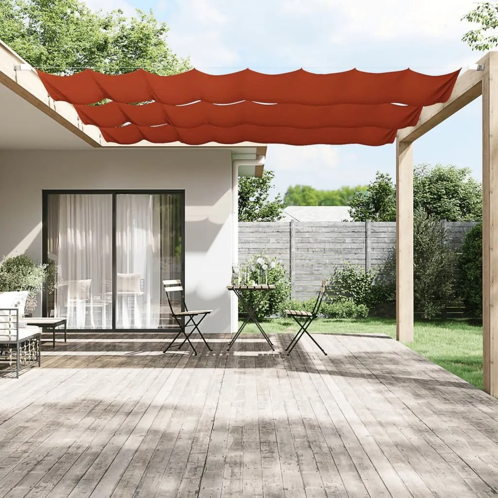 Paravento Verticale Terracotta 100x800 Cm İn Tessuto Oxford /