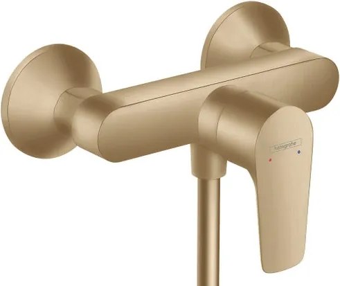 Rubinetto per doccia getto laminare cristallino monocomando Talis E bronzo satinato HANSGROHE