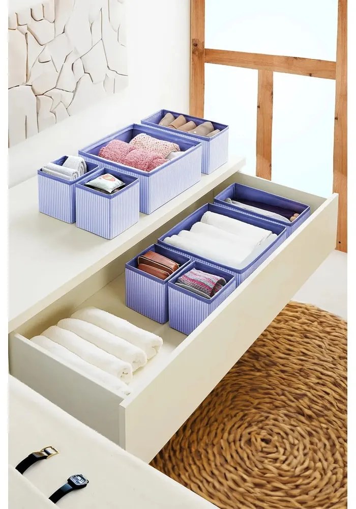 Organizer per cassetti in tessuto in set da 4 - Mioli Decor