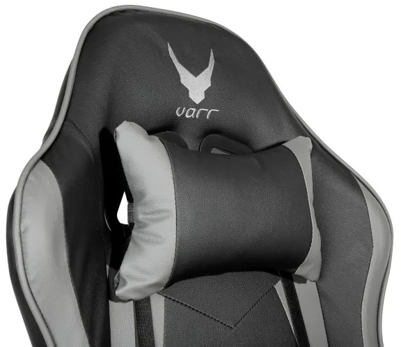 Sedia da gioco VARR Zolder nero/grigio