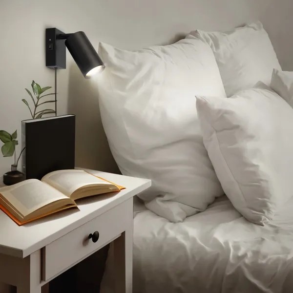 Solight WO3002-B - Lampada da parete CELE 1xGU10/30W/230V, nera