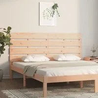 Testiera per Letto 135x3x80 cm in Legno Massello di Pino cod mxl 46661